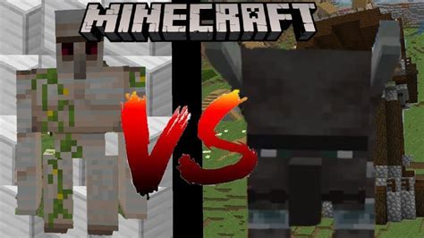 Wielka Walka Elazny Golem Vs Dewastator W Minecraft Youtube