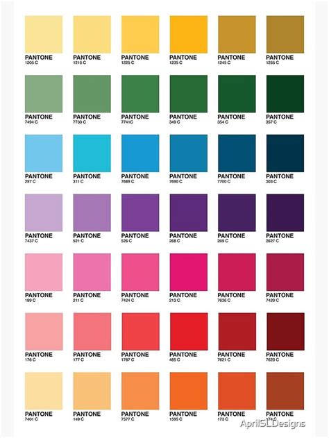 Pantone Color Chart For CMYK PDF Light Image Processing