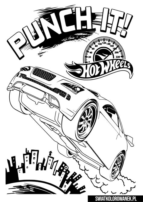 Malowanka Hot Wheels Do Wydruku Darmowe Kolorowanki Do Druku