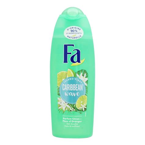 Order Fa Caribbean Wave Lemon Scent Shower Gel 250ml Online At Best