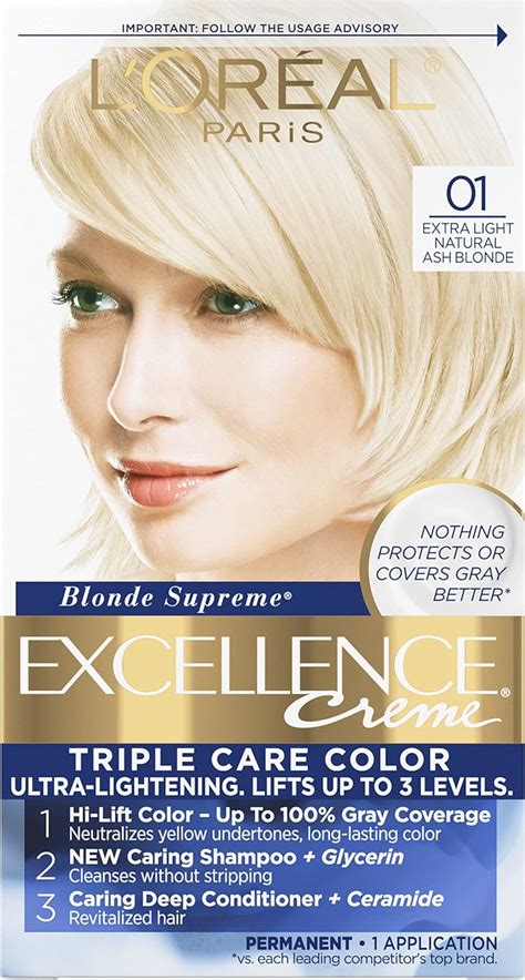 L Oreal Paris Excellence Creme Extra Light Ash Blonde Packaging May Vary Amazon Co Uk