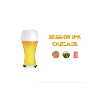 Kit Insumos Session Ipa Cascade Litros Cerveja Artesanal Shopee