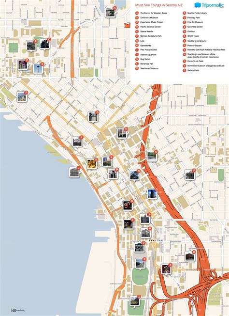 Map Of Seattle Washington Cruise Port