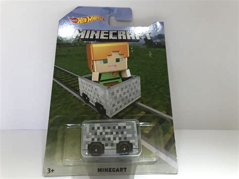 Hot Wheels Minecraft Minecart Alex Inbox Toys
