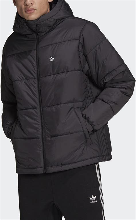 Adidas Padded Hooded Puffer Jacket Black H13555 Au Meilleur Prix Sur Idealo Fr