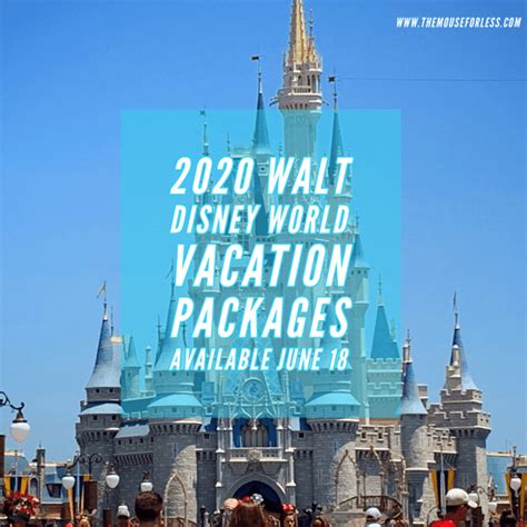 2020 Walt Disney World Vacation Packages Go On Sale June 18