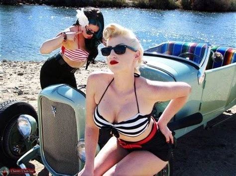 Hot Rod Custom And Classic Car Babes Page