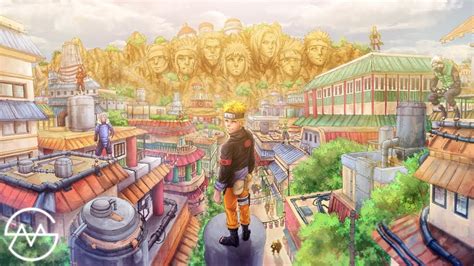 Naruto Leaf Village Map