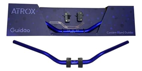 Guidao Aluminio Anodizado Naked Cb 500x Azul Perola Parcelamento Sem Juros