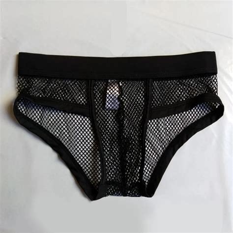 Billionm Men Sexy Underwear Transparent Bikini Briefsbulge Mesh See Through Erotic Underpants