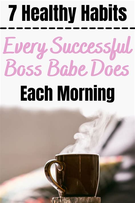 Morning Healthy Habits Every Successful Boss Babe Does Streak Of Chic