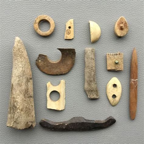 Prehistoric Neolithic Bone Implement Group 12 Catawiki