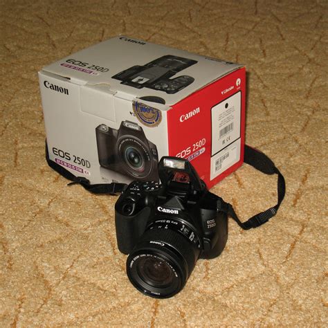 Цифровой зеркальный фотоаппарат Canon EOS 250D Kit 18-55 IS STM Black ...