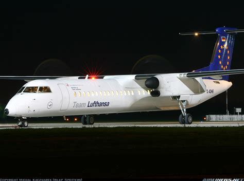 Bombardier Dhc 8 402 Q400 Team Lufthansa Augsburg Airways Aviation Photo 1142744