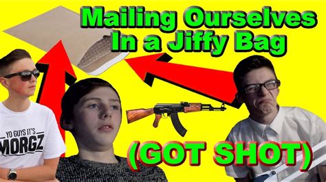 MAILING OURSELVES IN A JIFFY BAG GOT SHOT Reacting To Morgz S