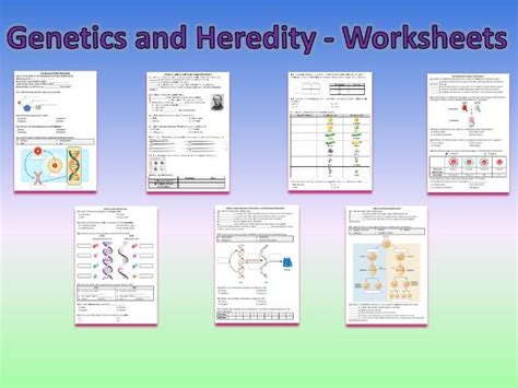 Genetics And Heredity Worksheets Printable And Distance Learning Teaching Resources