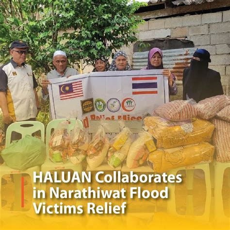 Haluan Collaborates In Narathiwat Flood Victims Relief Haluan