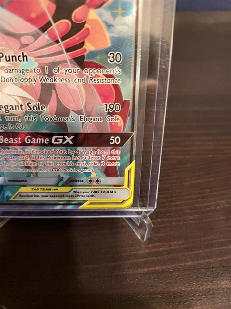 Pok Mon Tcg Pheromosa Buzzwole Tag Team Gx Full Art Ultra Rare