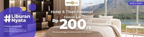 Promo Hotel Tiket Pesawat MNC Mister Aladin Mister Aladin