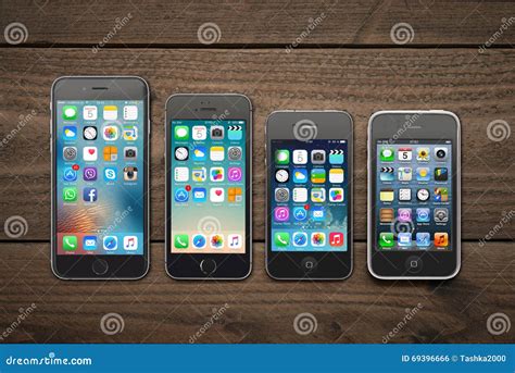 Evolution Of Apple Iphone Editorial Photo Image Of Visual 69396666