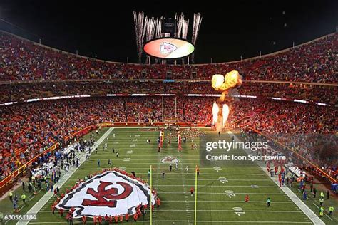 Arrowhead Stadium Fireworks Photos and Premium High Res Pictures ...