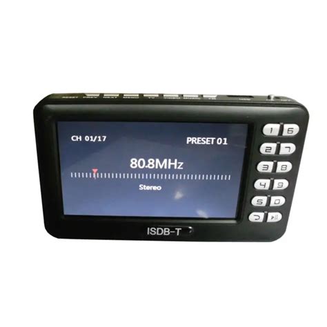 ISDB T ISDBT Мини ТВ-приемник с 4,3 дюймовым ЖК-экраном для ISDB-T с ...