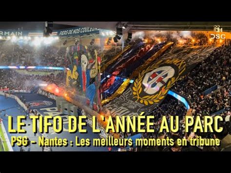 Psg Nantes Le Plus Beau Tifo De Lann E Au Parc Fumis Et Feu D