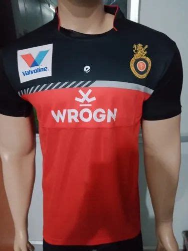 Polyster Cricket IPL RCB Jersey at ₹ 160/piece in Tiruppur | ID ...