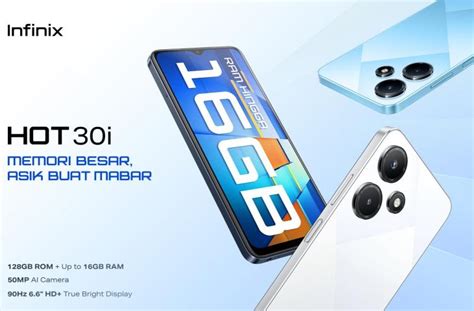 Spesifikasi Infinix Hot 30i X669c HP 1 Jutaan Dengan Memori Besar DEPOK POS