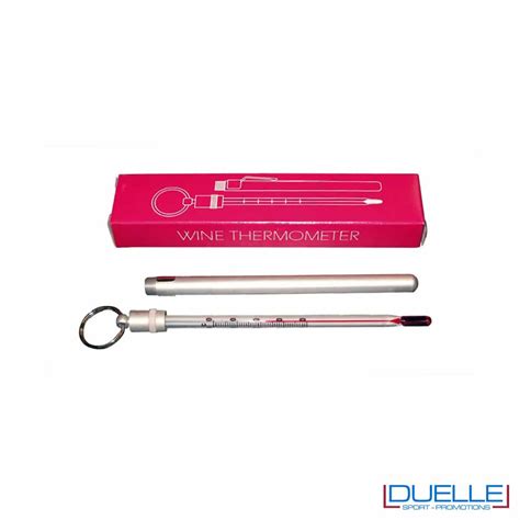Termometro vino personalizzato in alluminio - DUELLE