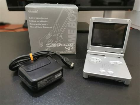 Nintendo Game Boy Advance Sp Silver Ags 001 With Box And Charger Video Gaming Video Game