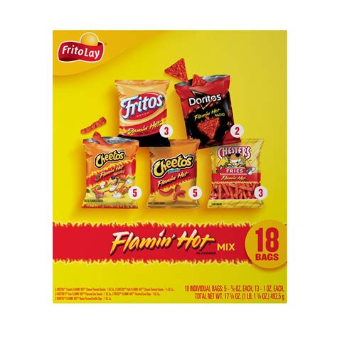 Frito Lay Frito Lay Flamin Hot Flavored Mix 18 Ea 18 Ct Shipt