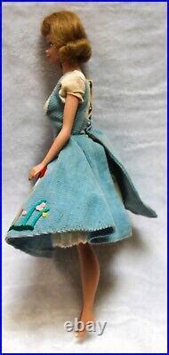 Vintage Midge Doll Blonde Straight Leg Withbox Stand Booklet Mattel Vintage Japan Doll