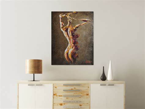 Painting Bather Nude Girl Naked Woman Oil Painting Viktoria Lapteva Artfinder