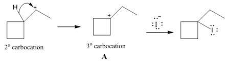 The Given Electrophilic Addition Reaction Below Involves A Carbocation