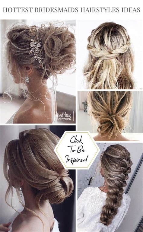 Bridesmaids Hairstyles Dresses Images 2022