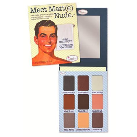 The Balm Meet Matt E Nude Eyeshadow Palette Shop Eyeshadow At H E B