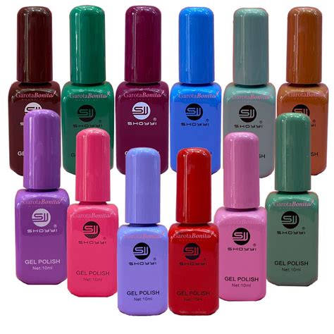 Kit Esmaltes Em Gel Fashion Colecao Tons Nude Vibrantes Shopee Brasil