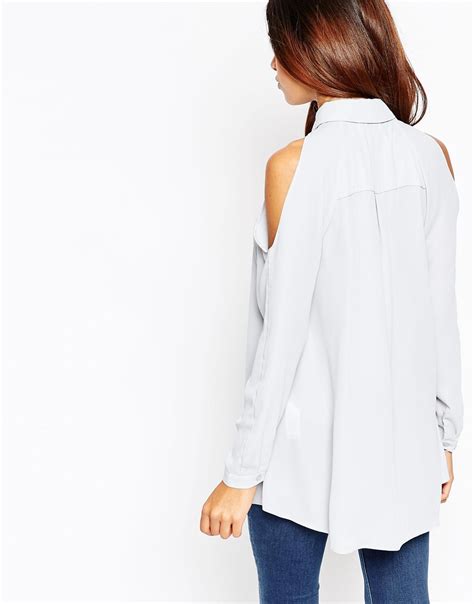 Asos Cold Shoulder Blouse Shopperboard