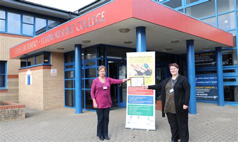 pembrokeshirecollege receives carers scheme award  pembrokeshire