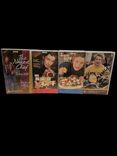 JAMIE OLIVER VHS Bundle The NAKED Chef Signed Copy Pukka Tukka PAL Vintage 24 54 PicClick UK