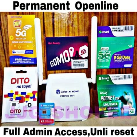 OPENLINE PERMANENT GLOBE At HOME PREPAID WIFI ZLT S10g With DITO Sim