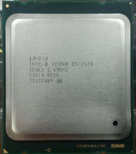 Intel Xeon E5 2670 26ghz 8 Core Technology Sr0kx For Sale Online Ebay