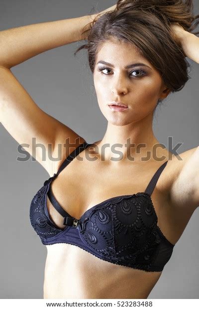 Sexy Fashion Brunette Woman Long Dark Stock Photo Shutterstock