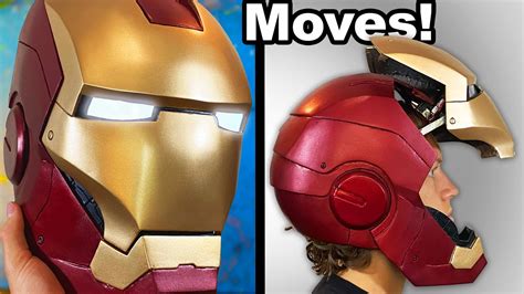 Making A Cardboard Iron Man Helmet That Opens Youtube