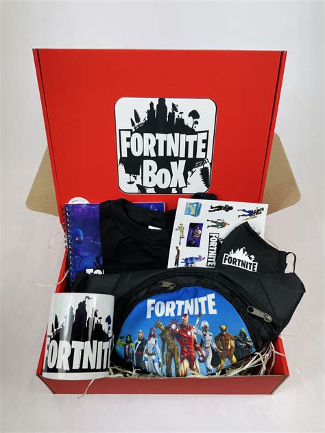 Купить Подарочный Бокс Fortnite / Набор на подарок Фортнайт Футболка ...