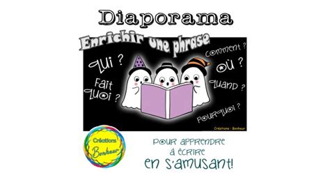 Diaporama Enrichir une phrase thème Halloween