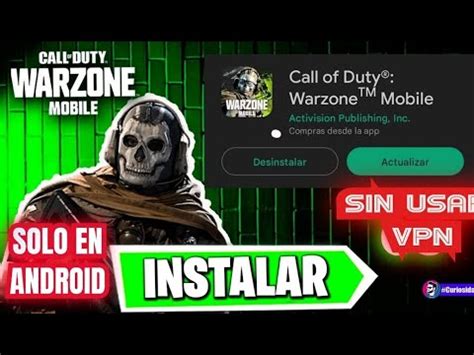 Como Instalar Y Actualizar Warzone Mobile Sin Vpn Youtube