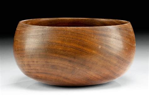 Sold Price Signed Th C Hawaiian Koa Wood Bowl Larry Deluz