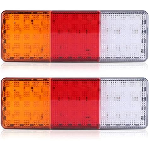 Feu Remorque Trailer Lights Lampe Témoin De Remorque De Camion 2 X 12 V